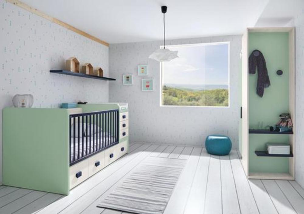 Armoire en deux parties distinctes tournées à 90° 2
