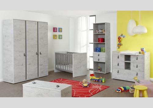 Armoire 3 portes battantes poignées en pvc