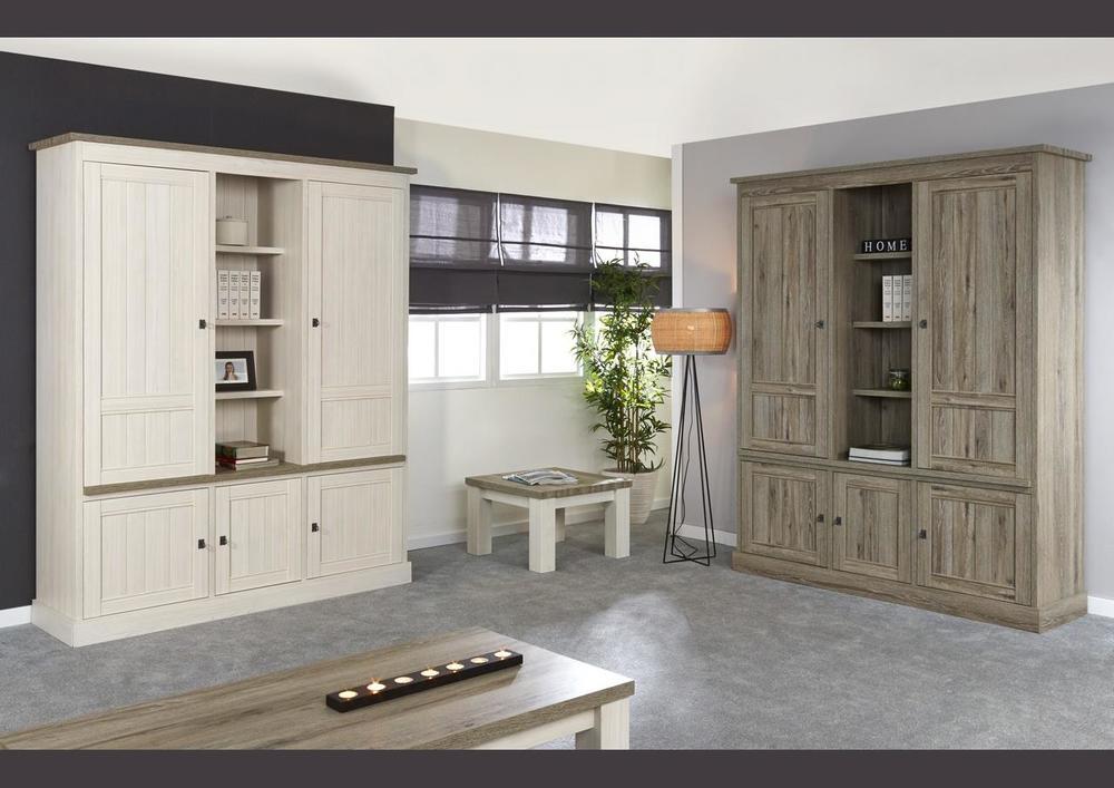 Bibliothèque mélaminé veiné pleine de charme