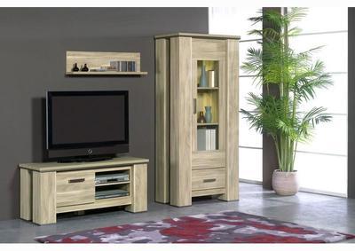 Meuble TV contemporain L 135 cm
