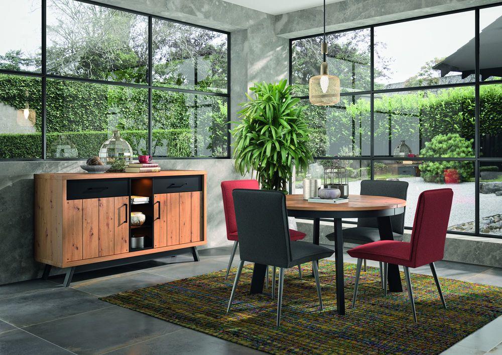 Enfilade contemporaine 2 portes avec niche décorative 2