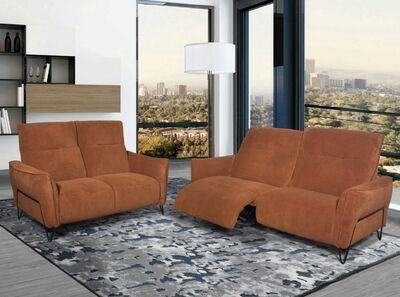 Canapé 3 places double relax de style contemporain