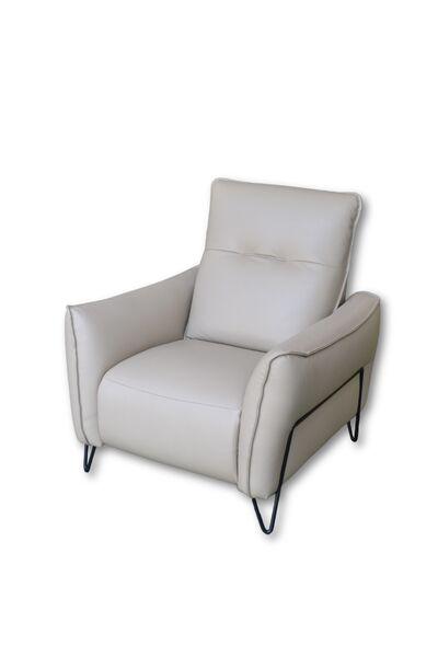 Fauteuil contemporain en cuir