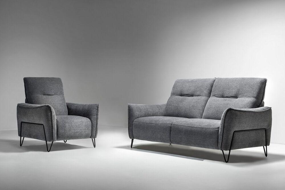 Canapé 3 places double relax de style contemporain 2