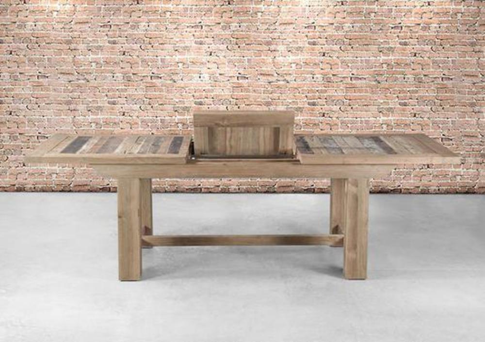 Table en bois recyclé naturel 3