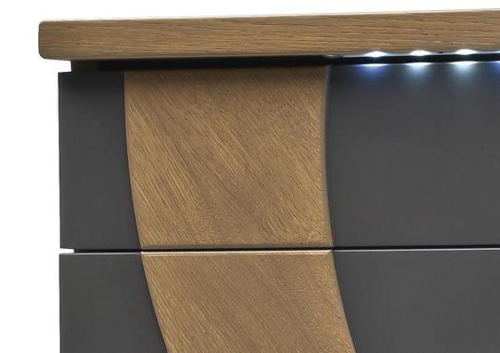 Chiffonnier 6 tiroirs avec éclairage tactile sous plateau 2