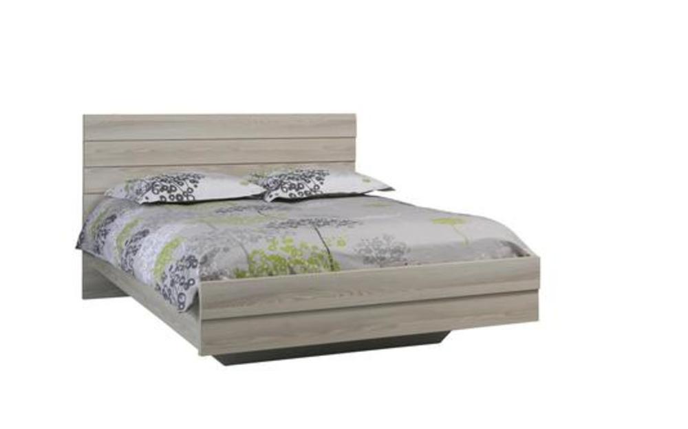 Lit moderne en frêne blanchi 3