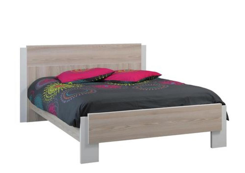 Lit 2 places moderne en melaminé Orme ou Frene 3