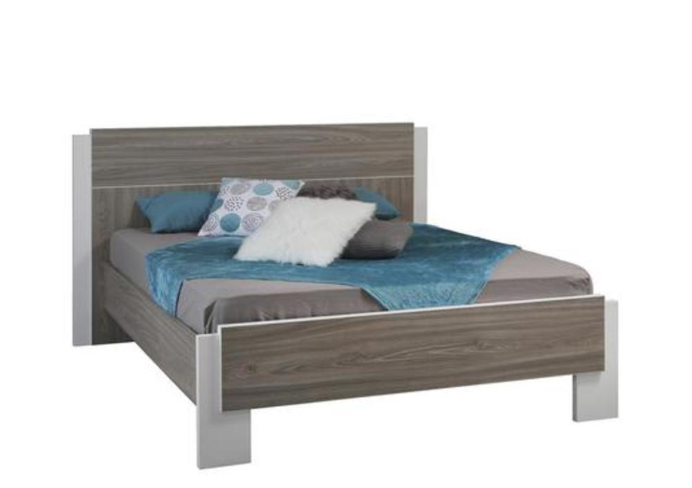 Lit 2 places moderne en melaminé Orme ou Frene 4