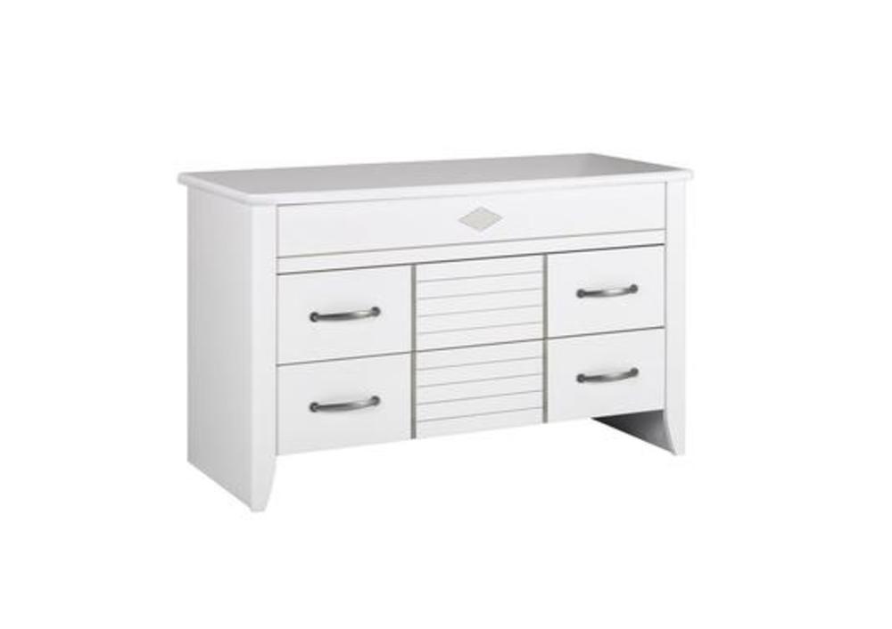 Commode traditionnelle en merisier 3 tiroirs 2