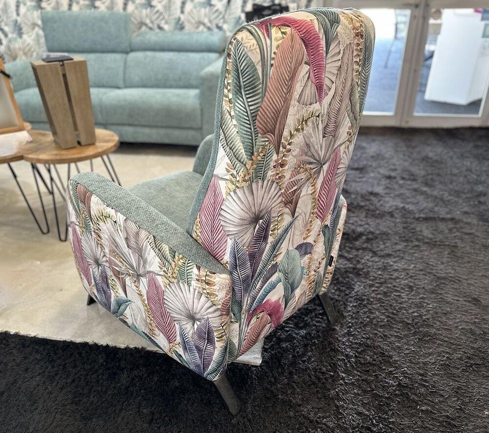 Fauteuil relax manuel tissu original 2
