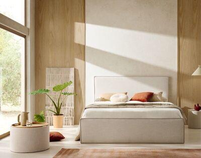 Lit coffre en tissu au design cosy