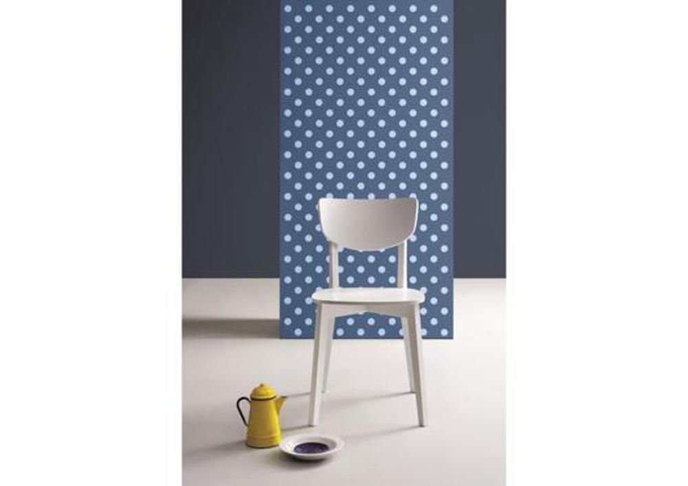 Chaise droite en bois