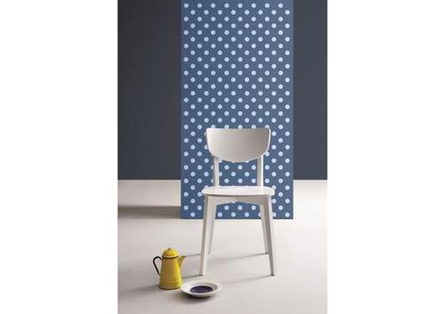 Chaise droite en bois