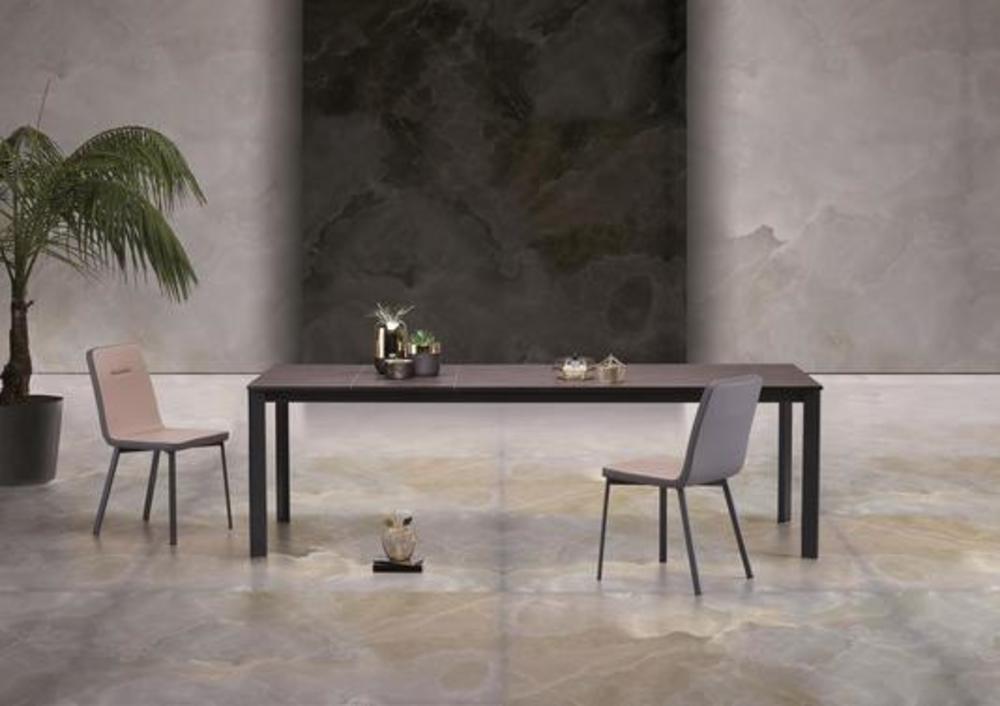 Table rectangulaire avec allonge