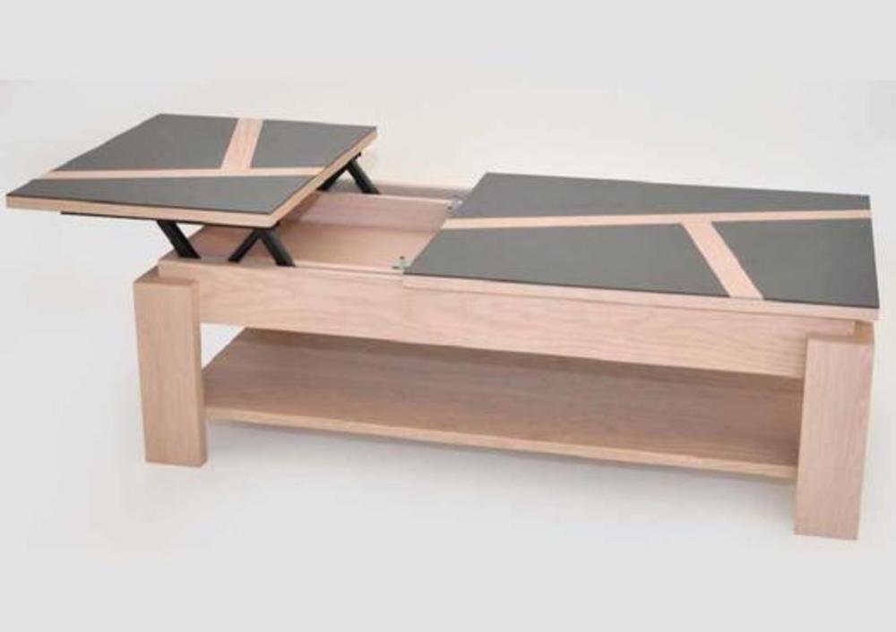 Table basse rectangulaire plateau céramique 2