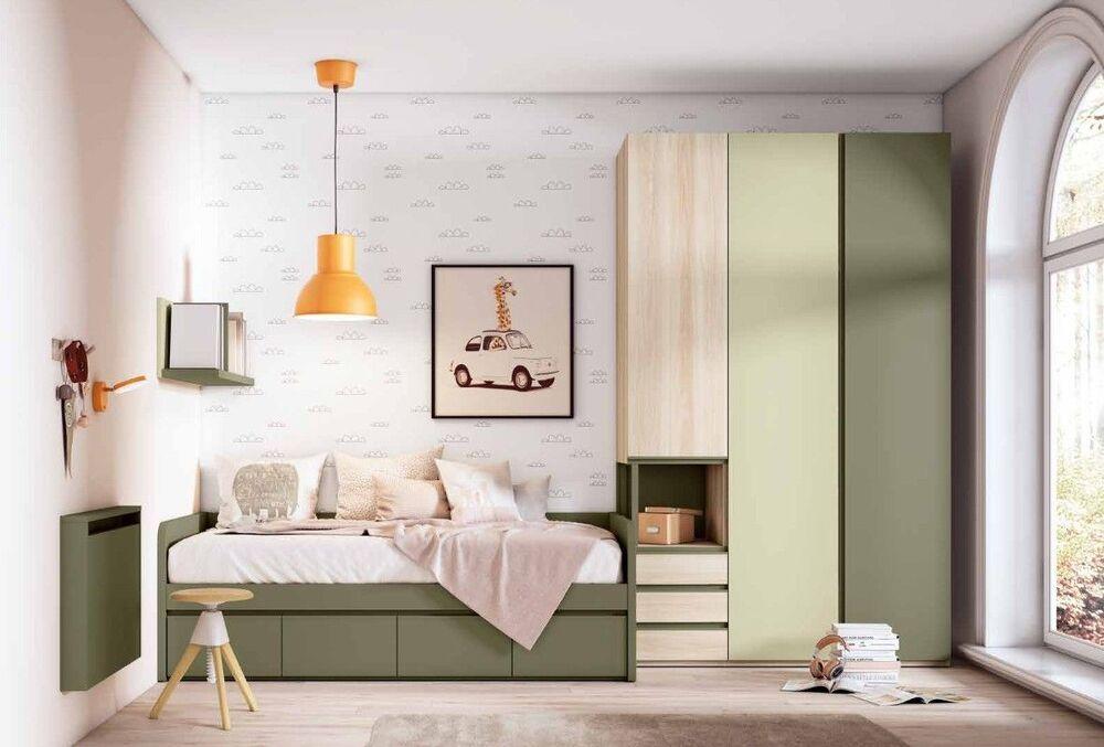 Lit gigogne 90 x 190cm ou 90 x 200 cm coloris moderne