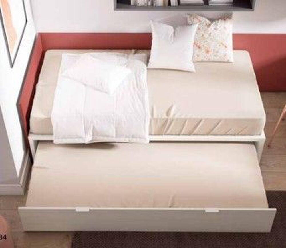 Lit gigogne couchage 90 x 190cm ou 90 x 200cm à personnaliser  2