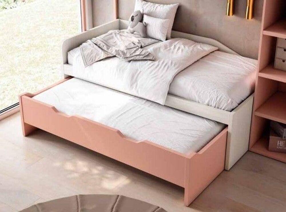 Lit gigogne couchage 90 x 190 ou 200 cm tiroirs de rangement  2