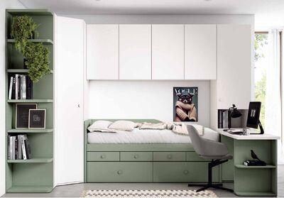 Ensemble dressing et lit pont 