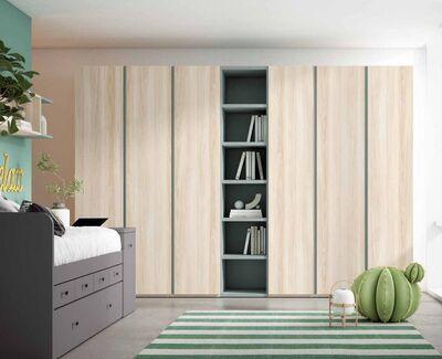 Grande armoire 6 portes avec niches