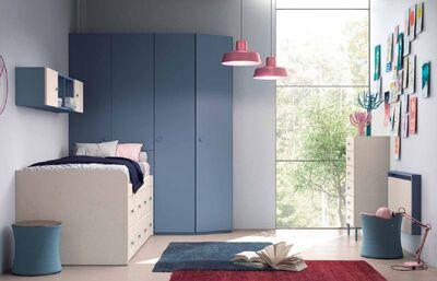 Dressing d'angle aménagement et coloris personnalisable 