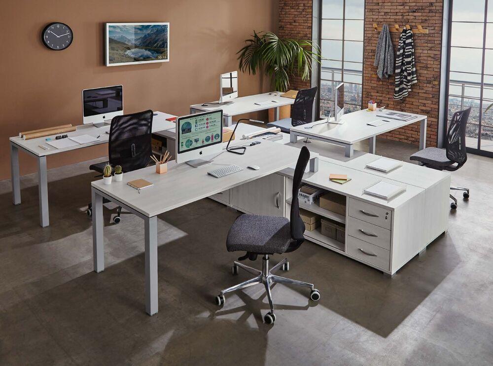 Bureau avec module de rangement intégré  2