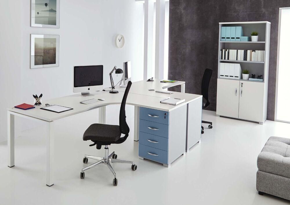 Bureau ergonomique avec 4 tiroirs de rangement dimensions au choix