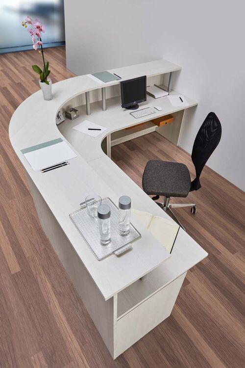 Comptoir d'accueil modulable 