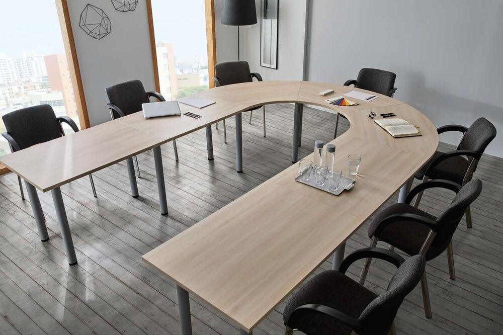 Table de réunion en U dimension personnalisable  2