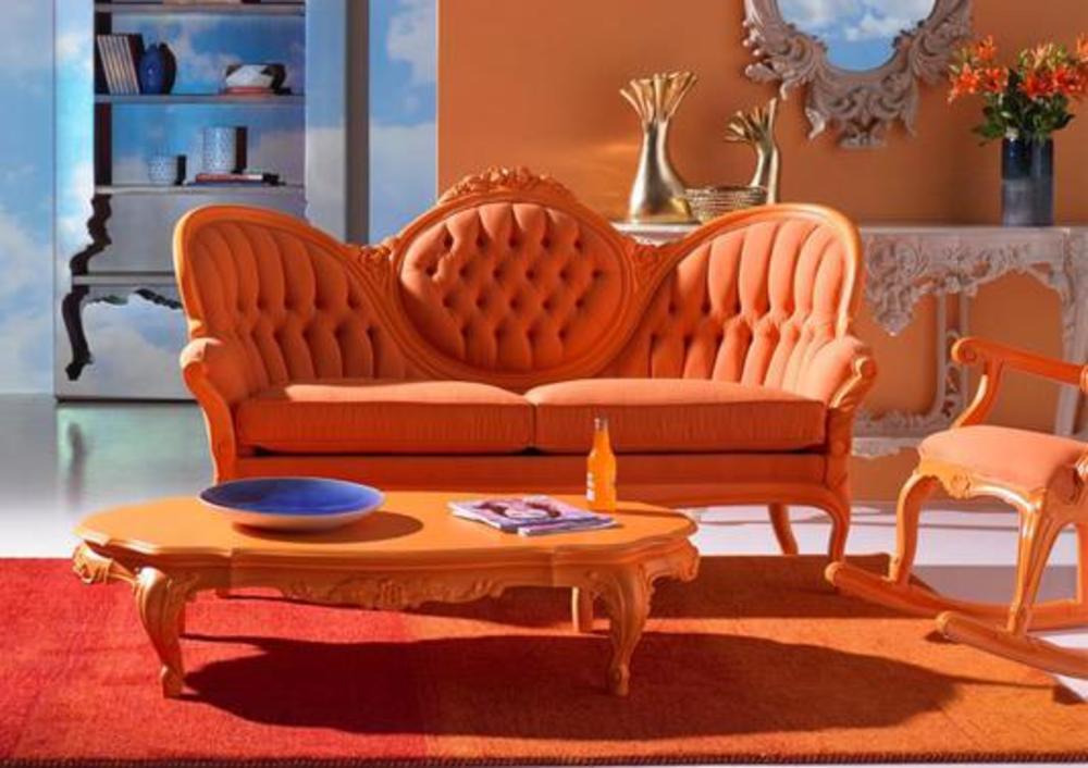 Canapé lounge baroque 2 places