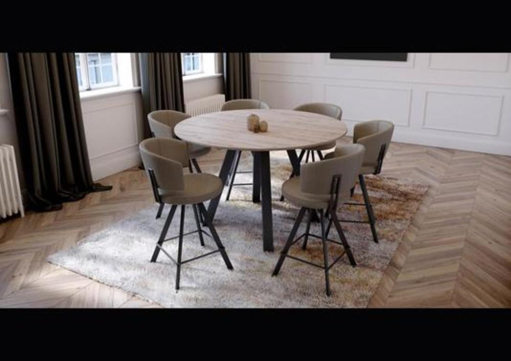 Table de séjour ronde  2