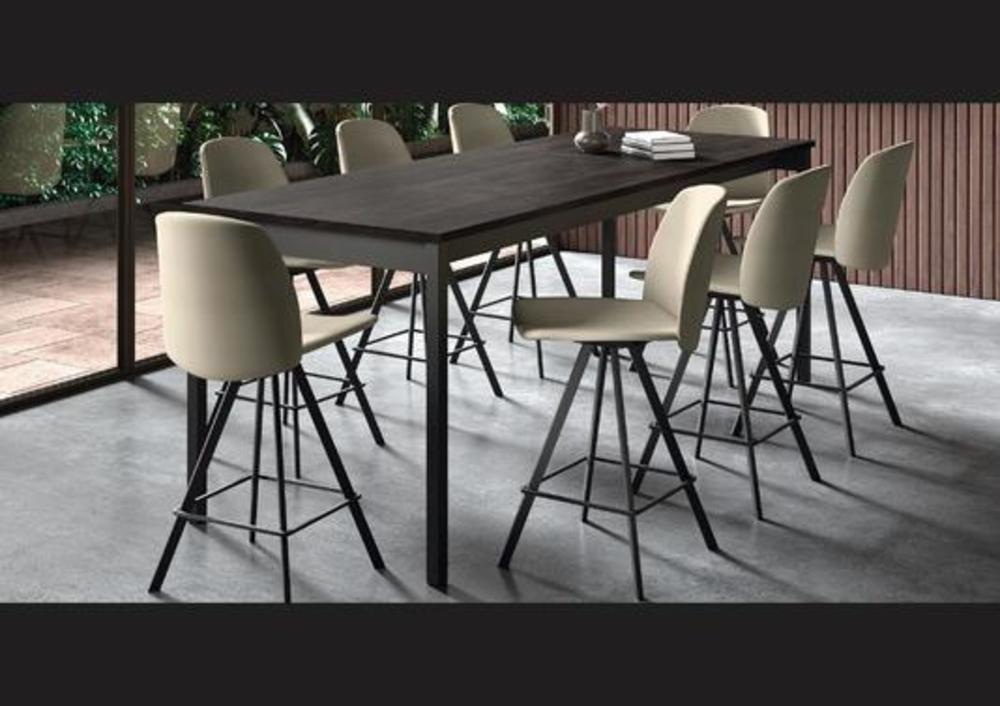 Table de salle à manger rectangulaire avec allonges portefeuille 2