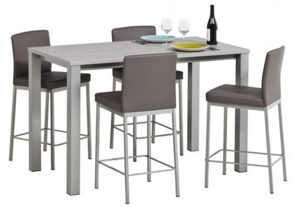 Tabouret de bar avec pieds en métal 2