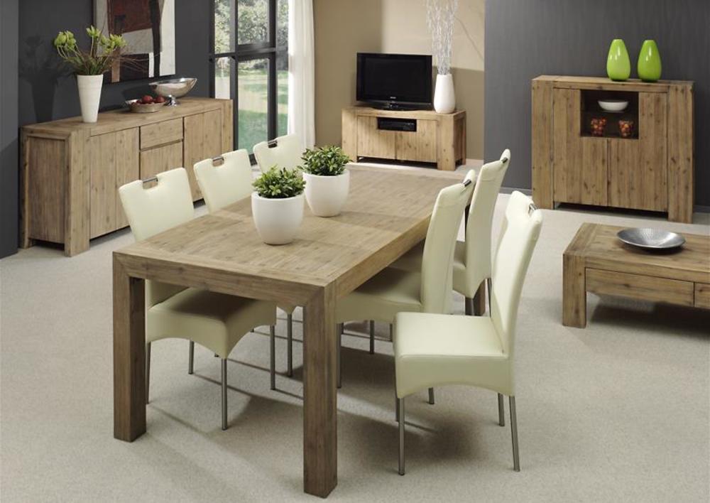 Chaise contemporaine inox et pvc avec poignée