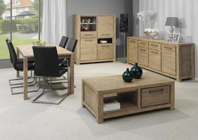 Meuble 3 portes 2 tiroirs avec éclairage
