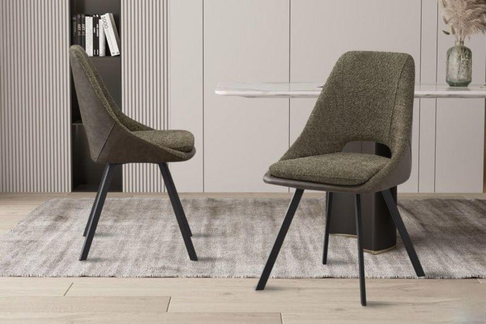 Chaise de salle à manger bi matière 3