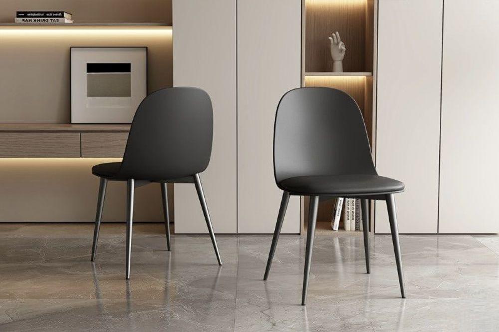 Chaise en polypropylène avec coussin d'assise  4