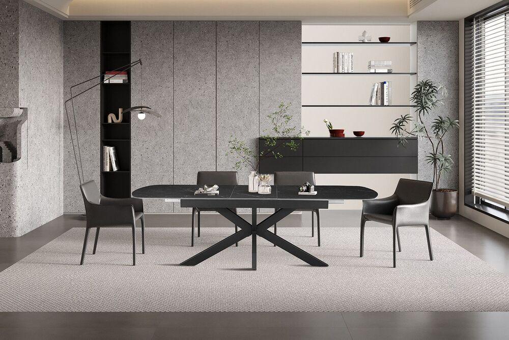 Table en céramique économique 3 coloris de plateau au choix 3