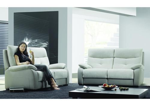 Canapé contemporain fixe ou relax, cuir, tissu ou microfibre