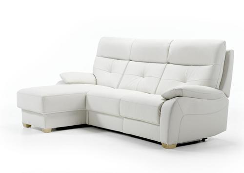 Canapé d'angle contemporain fixe ou relax cuir, tissu ou microfibre