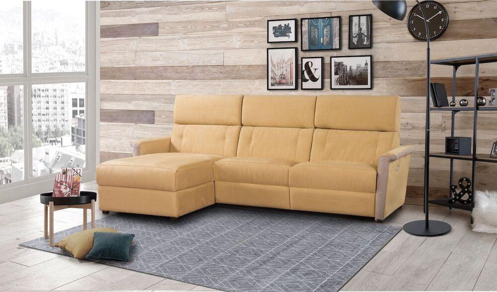 Canapé d'angle chaise longue et relax  2