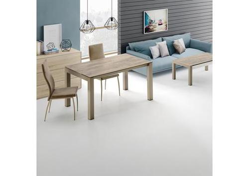 Petite table rectangulaire aux pieds  droits