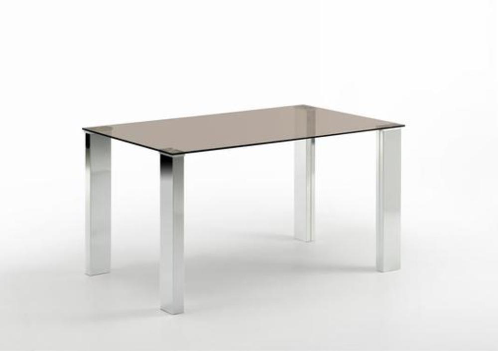 Table à plateau fumé bronze 2