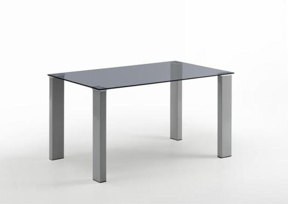Table à plateau fumé gris 2