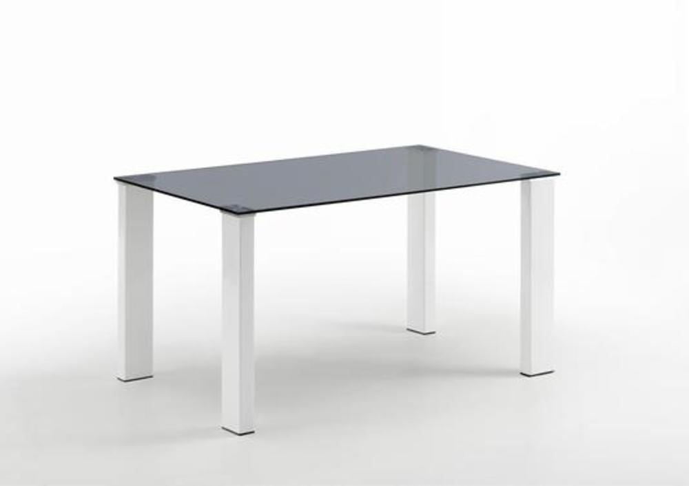 Table à plateau fumé gris 3