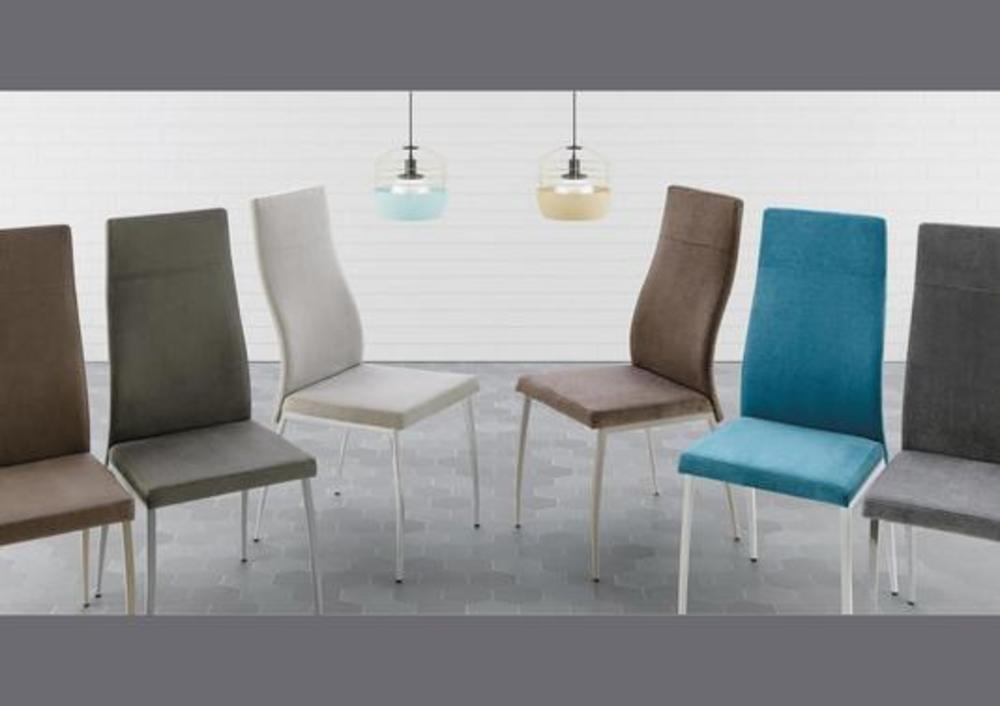 Chaise sur pieds en inox ou colorés 3