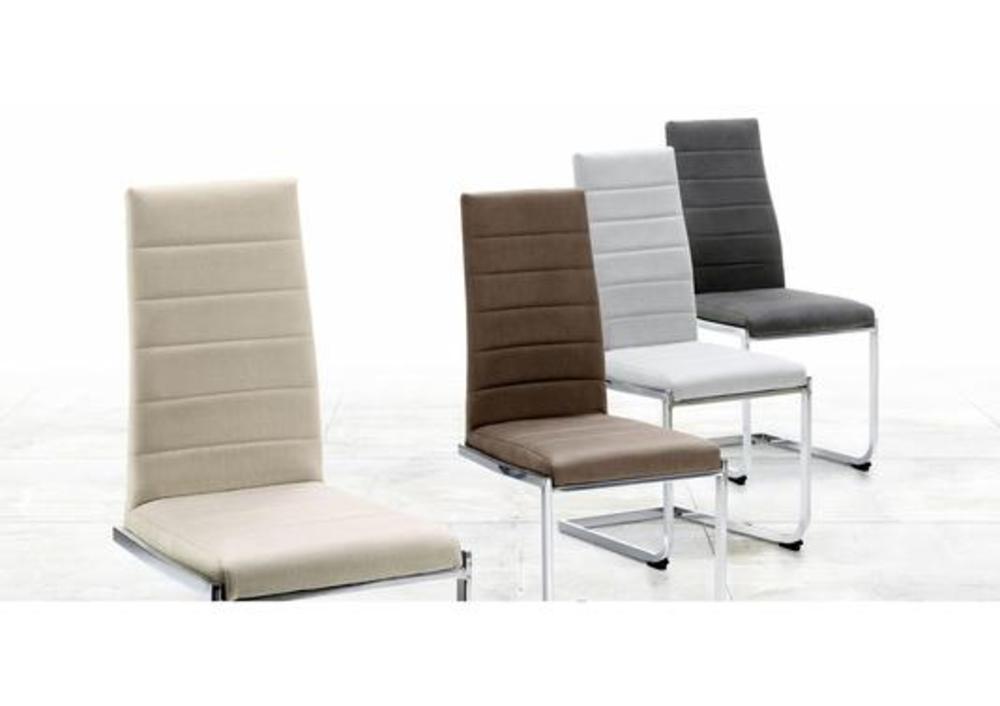 Chaise aux pieds colorés apparents sur l'assise 4