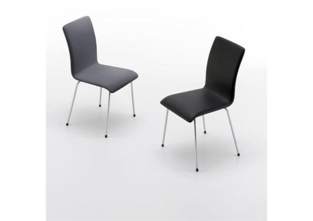 Pétillante chaise à roulette ou sur pieds droits 2