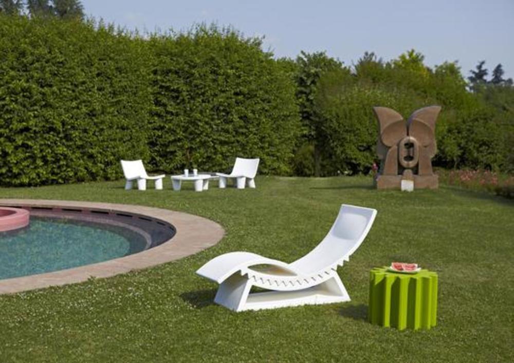 Chaise longue à renverse réglable 2